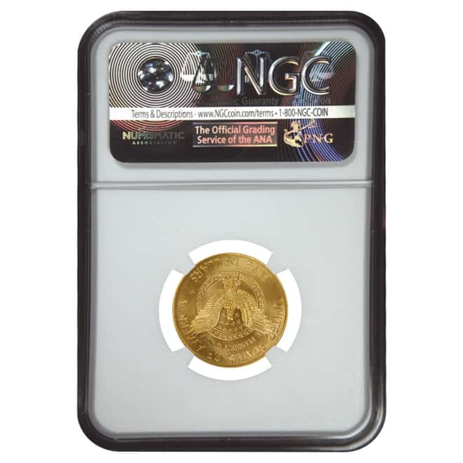 1997 W Gold $5 Commemorative F D Roosevelt NGC MS 70
