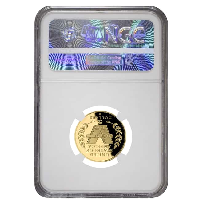 2011 W Gold $5 Proof Commemorative US Army NGC PF 70 UCAM