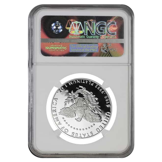 2005 W 1 oz $100 Platinum American Eagle Proof Coin NGC PF 69 UCAM