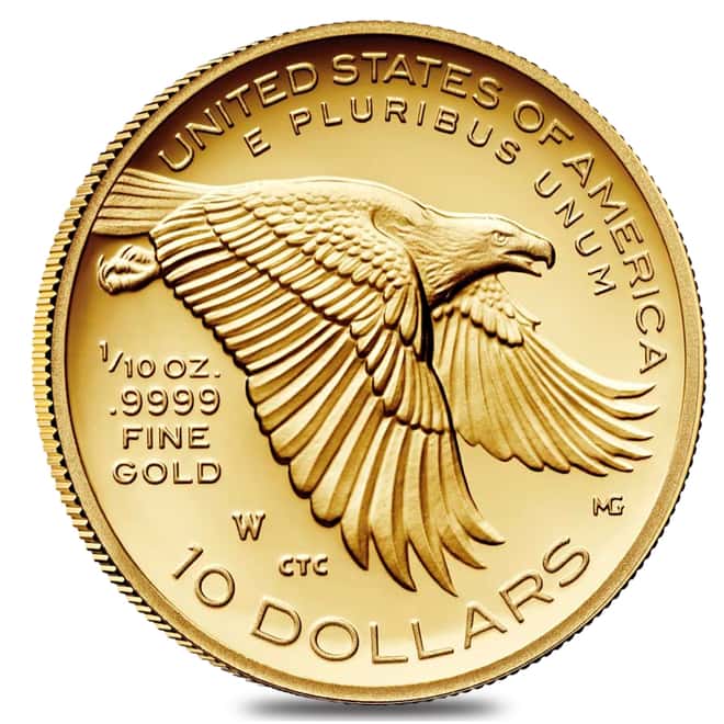 2018 W 1/10 oz $10 American Liberty Proof Gold Coin (w/Box & COA)