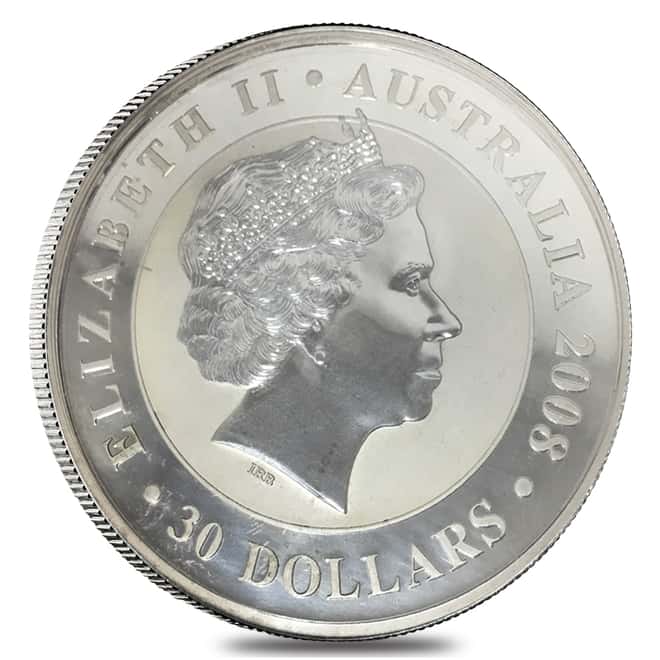 2008 1 Kilo Silver Australian Koala Perth Mint .999 Fine (Spotted)