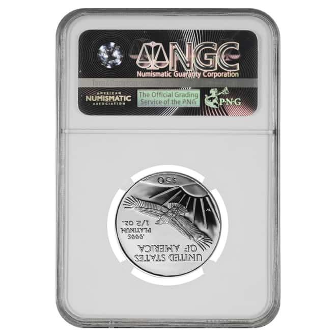 1997 W 1/2 oz $50 Platinum American Eagle Proof Coin NGC PF 69 UCAM
