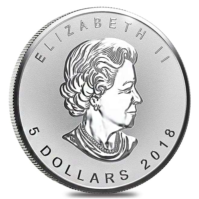 2018 1 oz Silver Canadian Maple Leaf Lunar Dog Privy .9999 Fine $5 Coin BU