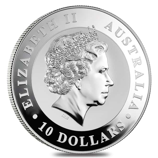 10 oz Silver Australian Koala Perth Mint .999 Fine BU In Cap (Random Year)