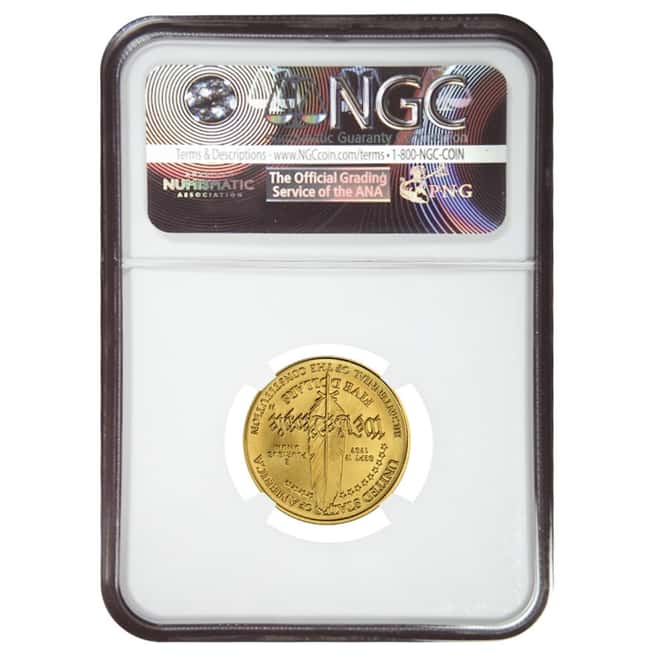 1987 W Gold $5 Commemorative Constitution Bicentennial NGC MS 70