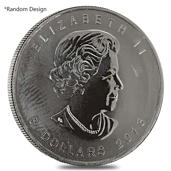 1.5 oz Silver Royal Canadian Mint Coin Random Design (Milky, Cull, Damaged, Circulated, Cleaned)