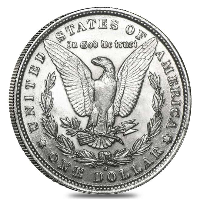 1892 O Silver Morgan Dollar AU