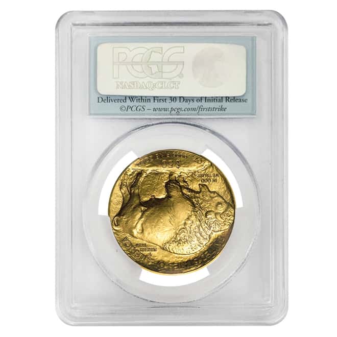 2014 1 oz $50 Gold American Buffalo PCGS MS 70 First Strike