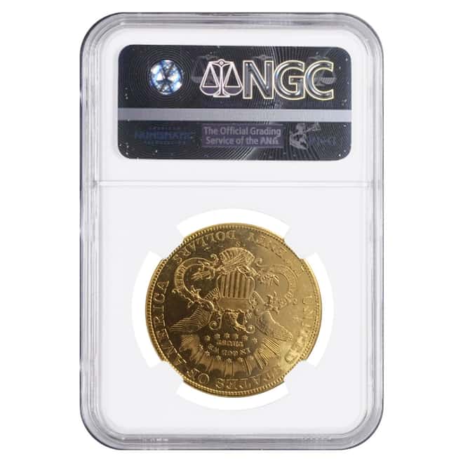 1903 S $20 Liberty Head Double Eagle Gold Coin NGC UNC Details