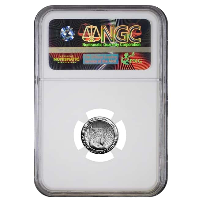 2007 W 1/10 oz $10 Platinum American Eagle Proof Coin NGC PF 69 UCAM