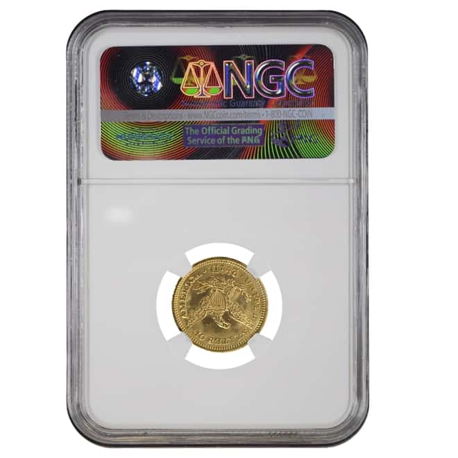 1903 $2.5 Liberty Head Gold Quarter Eagle Coin NGC MS 62