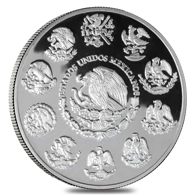 2009 2 oz Mexican Silver Libertad Coin .999 Fine Proof (In Cap)