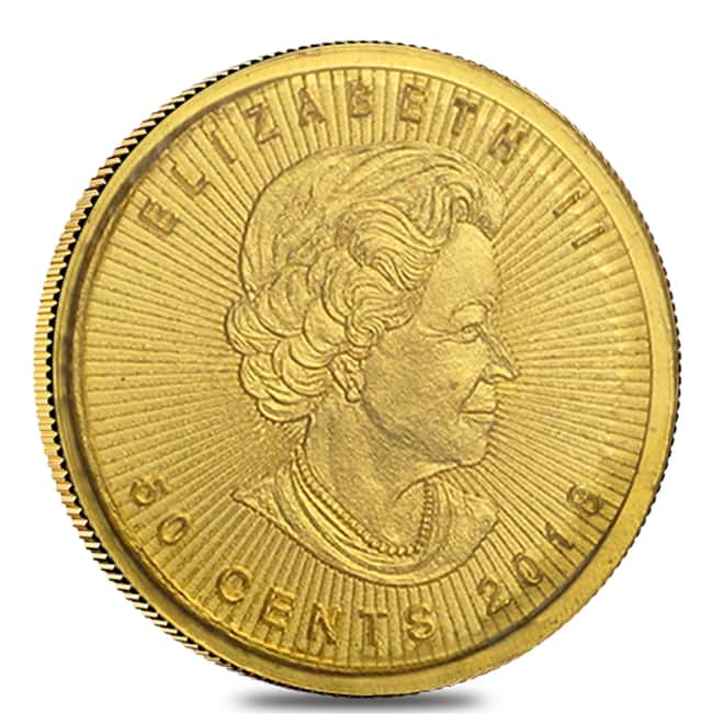 2018 1 gram Canadian Gold Maples $.5 Coin .9999 Fine - Maplegram25™ 