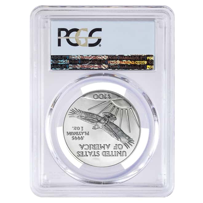 2018 1 oz Platinum American Eagle PCGS MS 70 First Day of Issue 