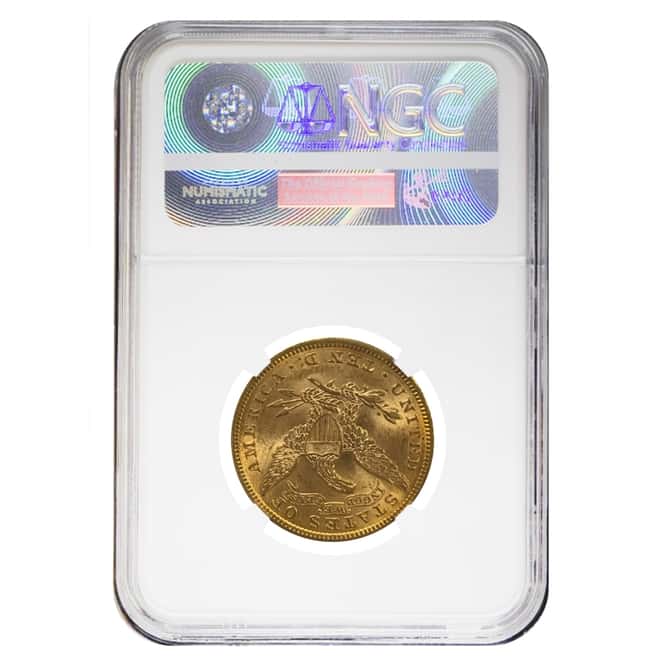 1899 $10 Liberty Head Gold Eagle Coin NGC MS 63