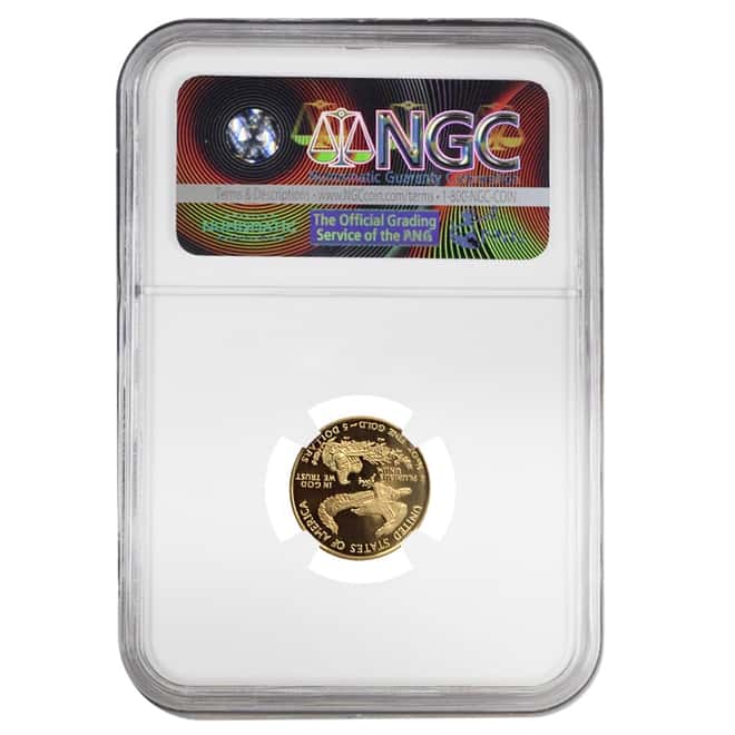 2007 W 1/10 oz $5 Proof Gold American Eagle NGC PF 70 UCAM