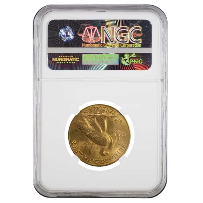 1926 $10 Indian Head Gold Eagle NGC MS 62
