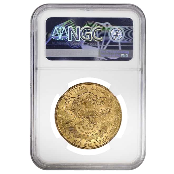 1888 S $20 Liberty Head Double Eagle Gold Coin NGC MS 62