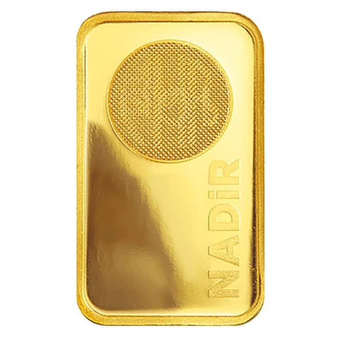 10 gram Nadir Refinery Gold Bar .9999 Fine (In Assay)