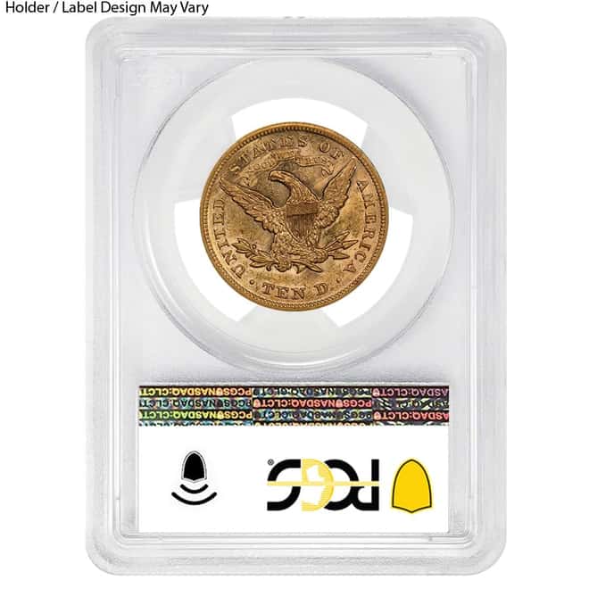 $10 Liberty Head Gold Eagle PCGS MS 60 (Random Year)