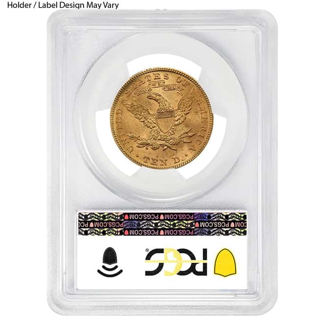 $10 Liberty Head Gold Eagle PCGS MS 64 (Random Year)