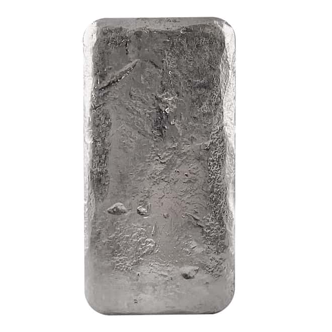 10 oz Academy Vintage Silver Bar Poured .999+ Fine
