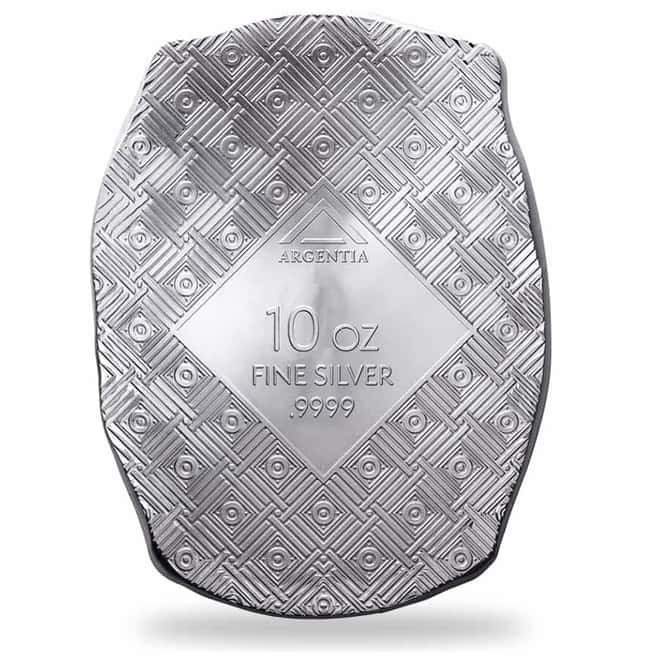 10 oz Argentia Goddess Mara High Relief Silver Bar .9999 Fine
