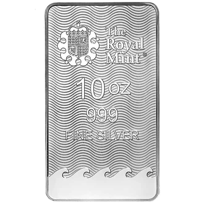 10 oz Britannia Silver Bar .999 Fine (Sealed)