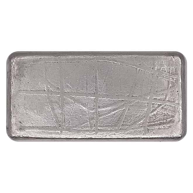 10 oz Engelhard Silver Bar .999 Fine (Bull Logo, Linen Pattern)