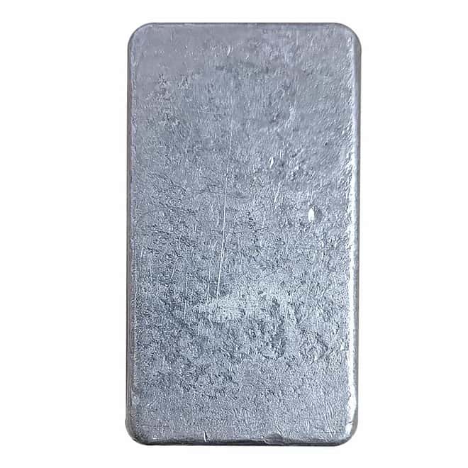 10 oz Johnson Matthey Vintage Silver Bar .999+ Fine (Larger Surface Area)
