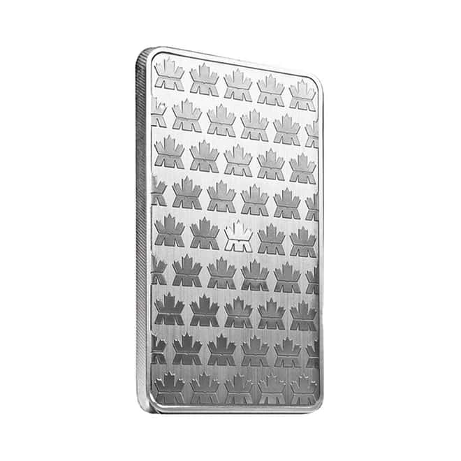 10 oz Royal Canadian Mint (RCM) .9999 Fine Silver Bar (Sealed)