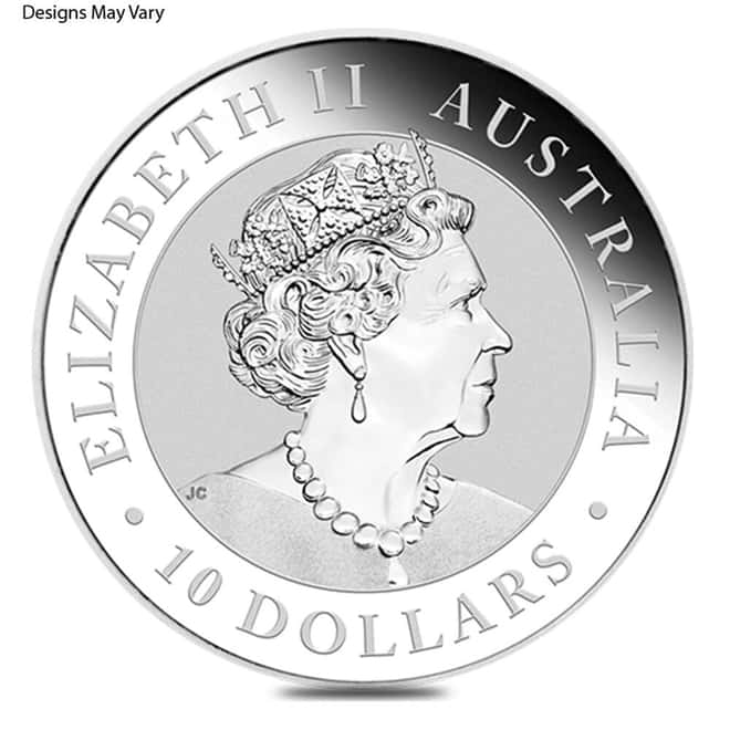 10 oz Silver Australian Kookaburra Perth Mint BU (Random Year)