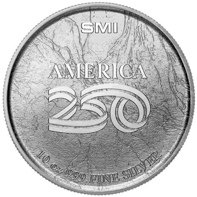 10 oz Sunshine Mint American Buffalo 250th Anniversary Silver Round .999 Fine