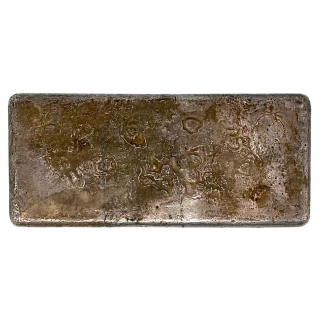 111.11 oz US Treasury Silver Grease Bar