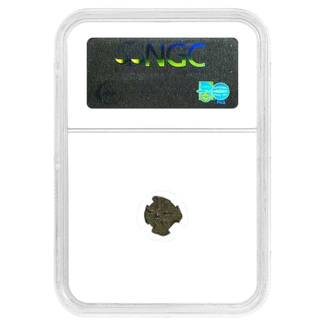 135-37 BC Judaea Hasmonean Kings AE Prutah Widow's Mite Coin NGC