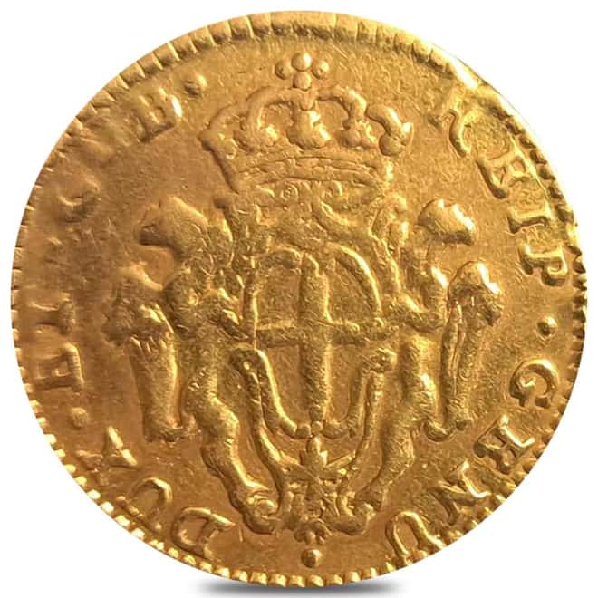 1793 Italian States Genoa 48 Lire Gold Coin (Ex-Jewelry)