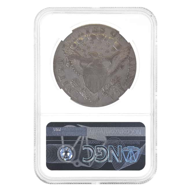 1798 Draped Bust Large Eagle Silver Dollar $1 NGC XF Details