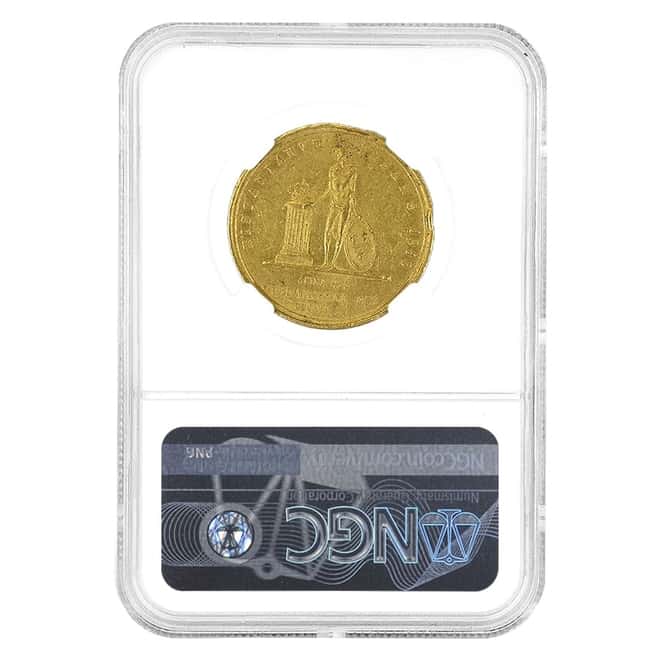 1818 Italy 15 Ducati Ferdinand I Gold Coin NGC UNC Details