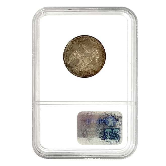 1836 Silver Early Quarter 25C NGC AU 55