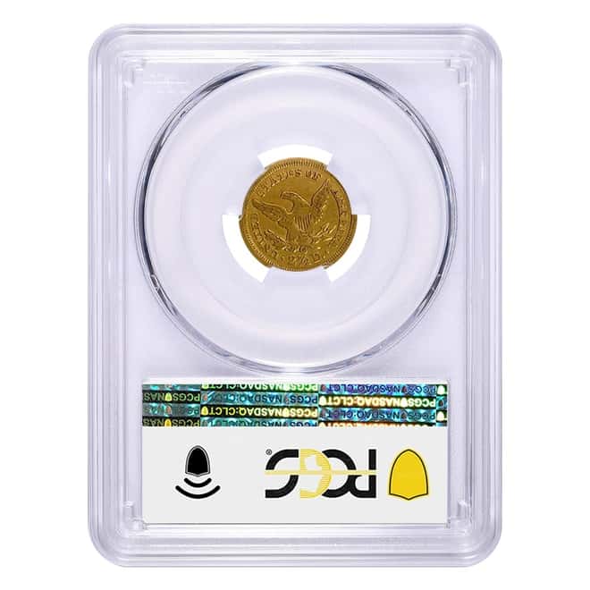 1843-C $2.5 Liberty Head Quarter Eagle Gold Coin Large Date PCGS XF 40