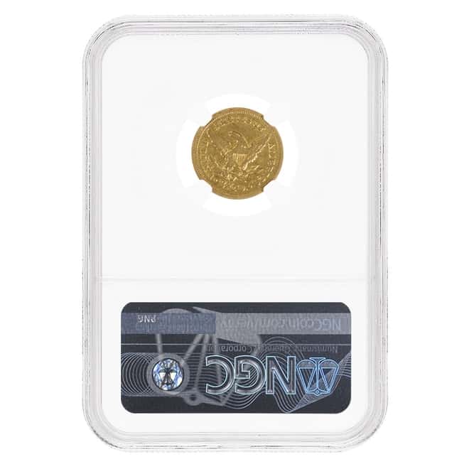 1850 O $2.5 Liberty Head Quarter Eagle Gold Coin NGC XF 45