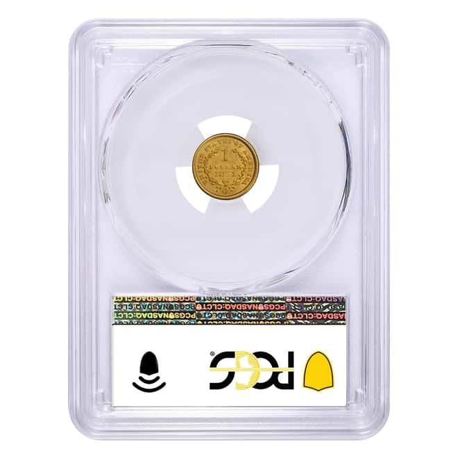 1851 O $1 Liberty Head Gold Coin Type 1 PCGS AU 58