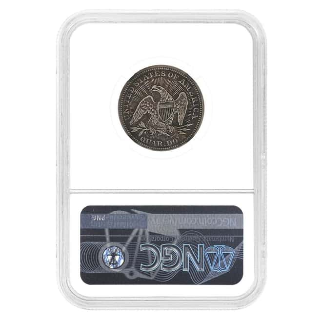 1853 Seated Liberty Silver Quarter Dollar 25C Arrows & Rays NGC VF 35