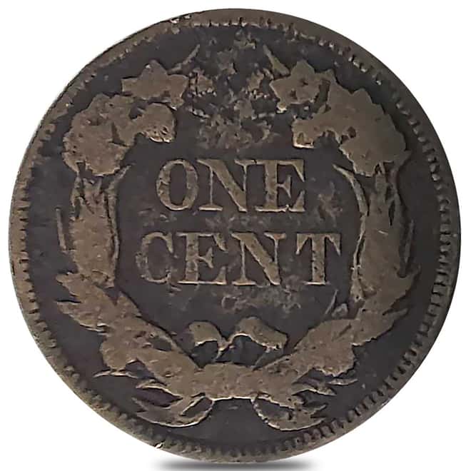 1857 - 1858 Copper Flying Eagle Cent Cull