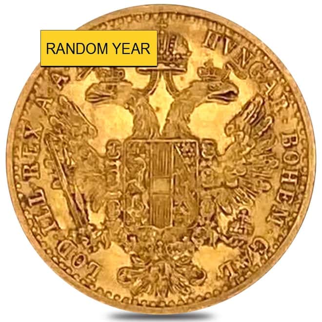 1872-1914 Austrian Gold 1 Ducat Avg Circ (Random Year)