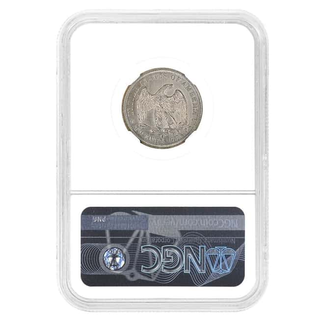 1875-S Seated Liberty Silver Twenty Cents 20C NGC AU Details