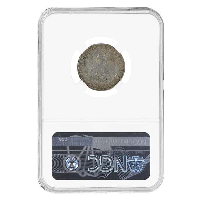 1875 Seated Liberty Silver Twenty Cents 20C NGC AU Details
