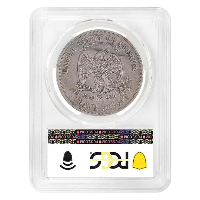 1876-S Silver Trade Dollar $1 PCGS VF 35