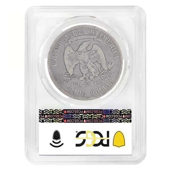 1877 Silver Trade Dollar $1 PCGS VG 10