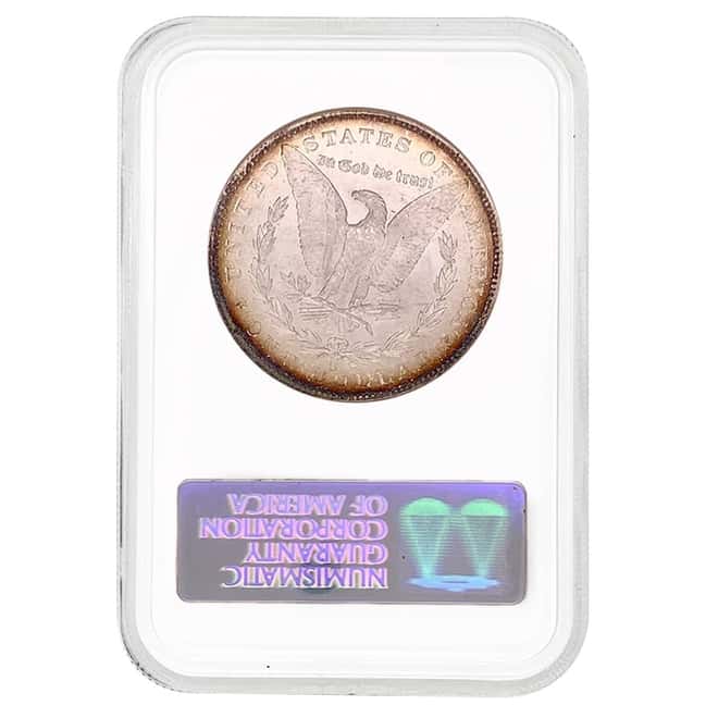 1878-1904 Morgan Silver Dollar $1 NGC MS 65 Fatty Holder (Random Year)